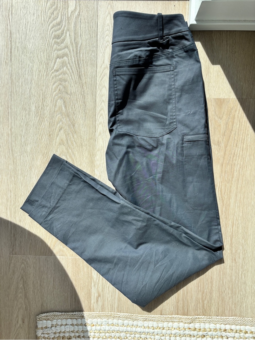 Kit and Ace Men's Charcoal Gray Chinos - Picture 2 of 5